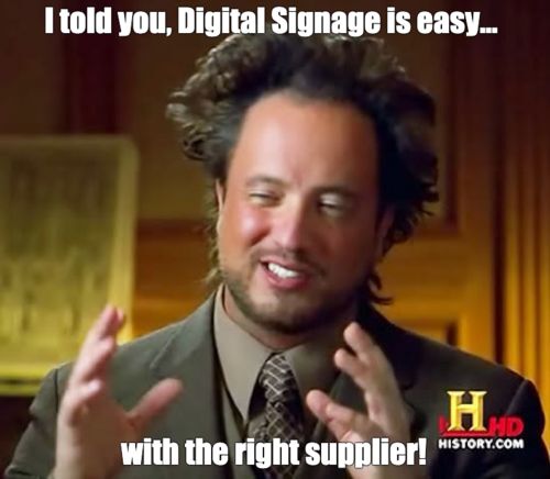 Erschwingliche und benutzerfreundliche Digital Signage-Lösungen